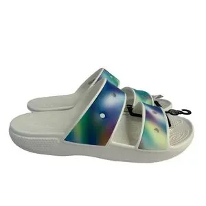 Crocs Classic Solarized Sandal Size 11 Classic Crocs Sandals Mens Size 11 Solarized Tie Dye Two  main image 4